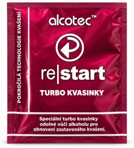 Restart kvasnice Alcotec 49 g na 50 l kvasu