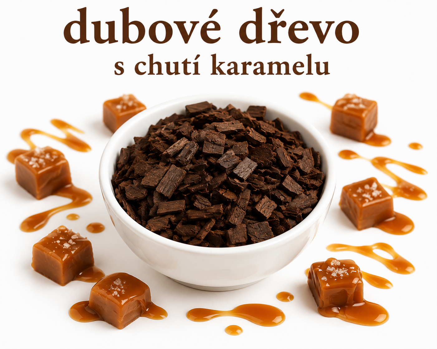 Dubové dřevo karamel 50g